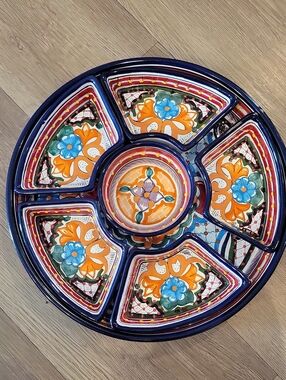 Talavera Handpainted & Crafted In Mexico.